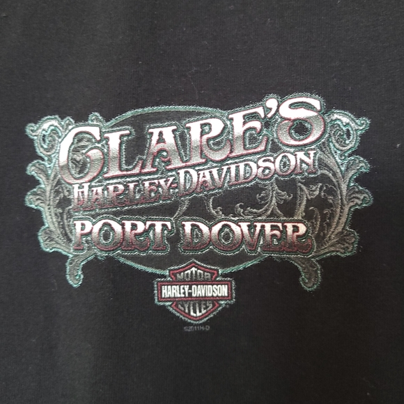 Harley-Davidson - Port Dover Black Tee - Size M - Picture 14 of 15